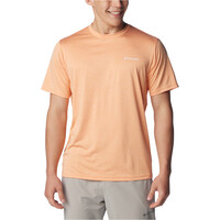 Columbia camiseta montaña manga corta hombre Columbia Hike Crew vista frontal