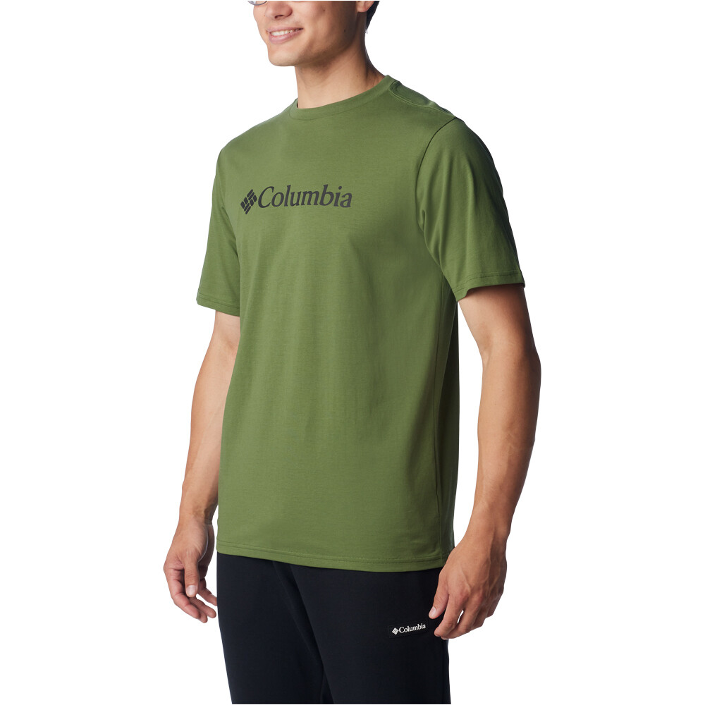 Columbia camiseta montaña manga corta hombre CSC Basic Logo Short Sleeve vista detalle