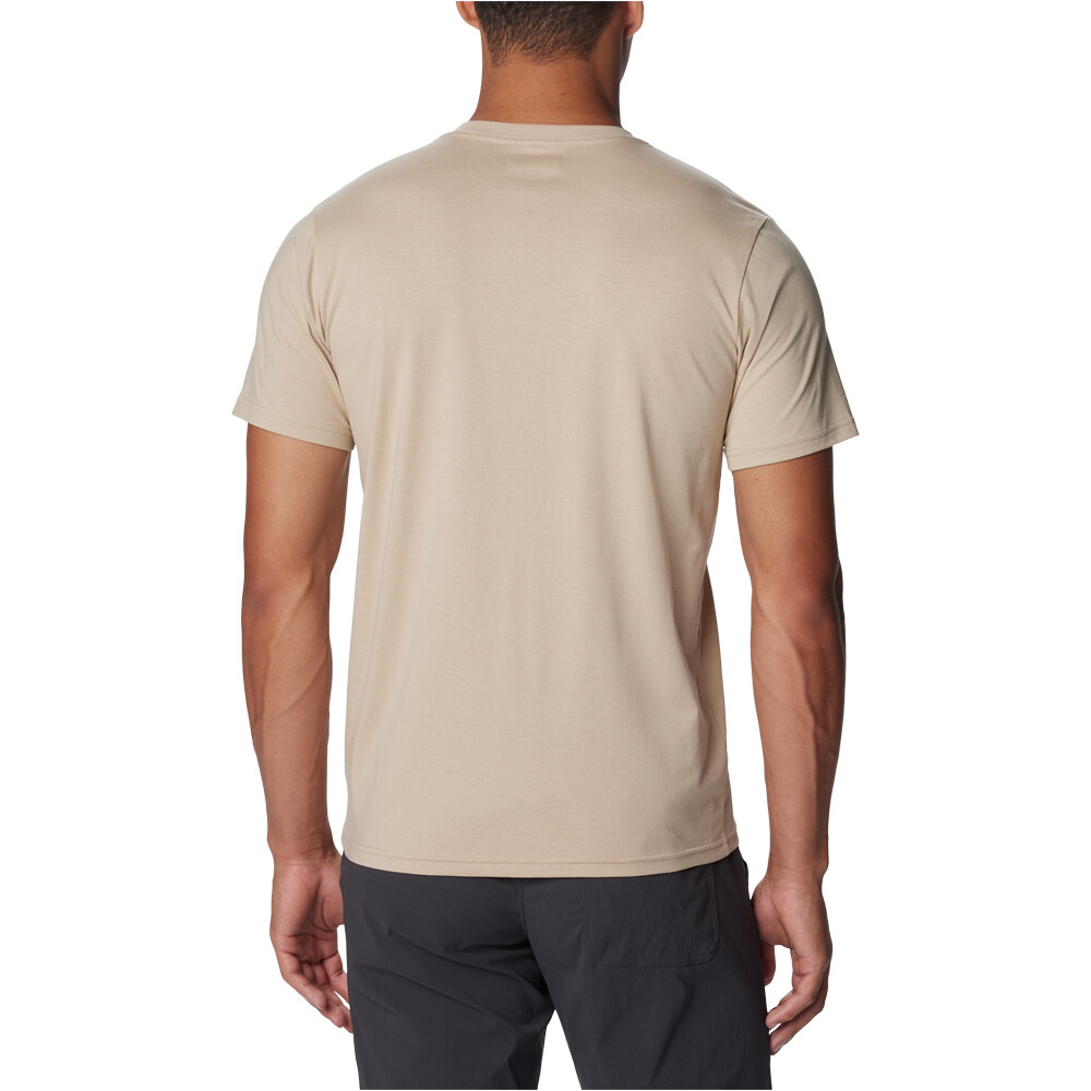 Columbia camiseta montaña manga corta hombre CSC Basic Logo Short Sleeve vista trasera