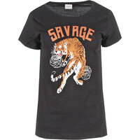 Jaqueline De Yong camiseta manga corta mujer JDYCHICAGO  PRINT TOP TIGER vista frontal