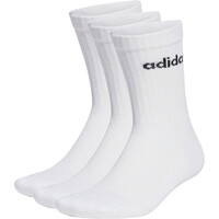 adidas calcetines deportivos Linear Cushioned (3 pares) vista frontal