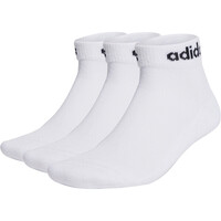 adidas calcetines deportivos Linear Cushioned (3 pares) vista frontal