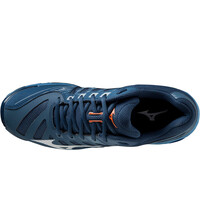 Mizuno zapatilla indoor hombre WAVE VOLTAGE vista trasera