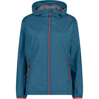 WOMAN JACKET RAIN FIX HOOD