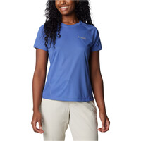 Columbia camiseta montaña manga corta mujer Cirque River Short Sleeve Crew vista frontal