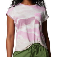 Columbia camiseta montaña manga corta mujer Boundless Trek Short Sleeve Tee vista frontal