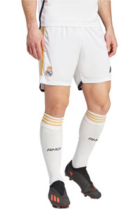 adidas pantalones fútbol oficiales R.MADRID 24 H SHO BL vista frontal