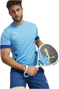 Puma camiseta tenis manga corta hombre Individual Padel Jersey vista frontal