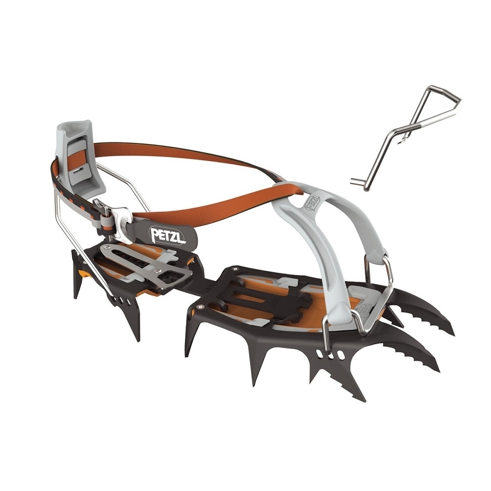 Petzl crampones SARKEN LL UNIVERSEL vista frontal