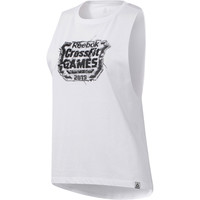 Reebok camiseta tirantes fitness mujer RC Distressed Games Crest 05