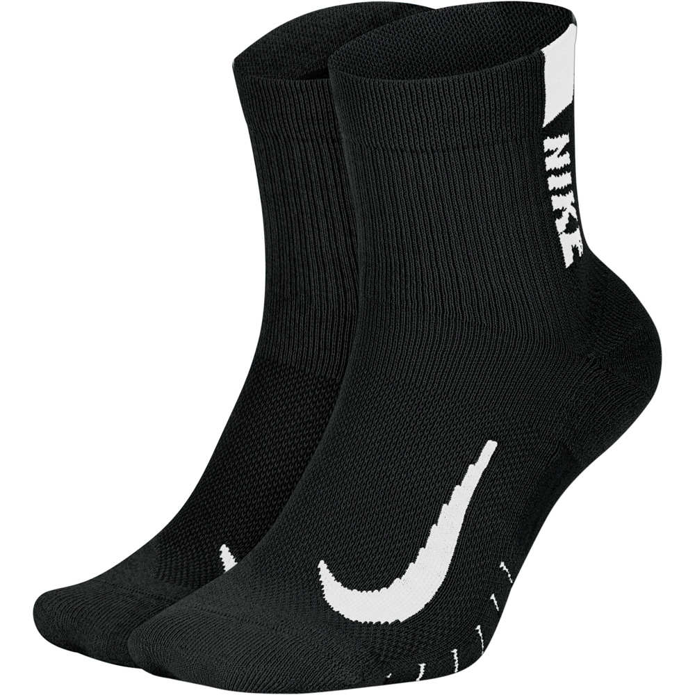 Nike calcetines running MLTPLIER ANKLE 2PR vista frontal