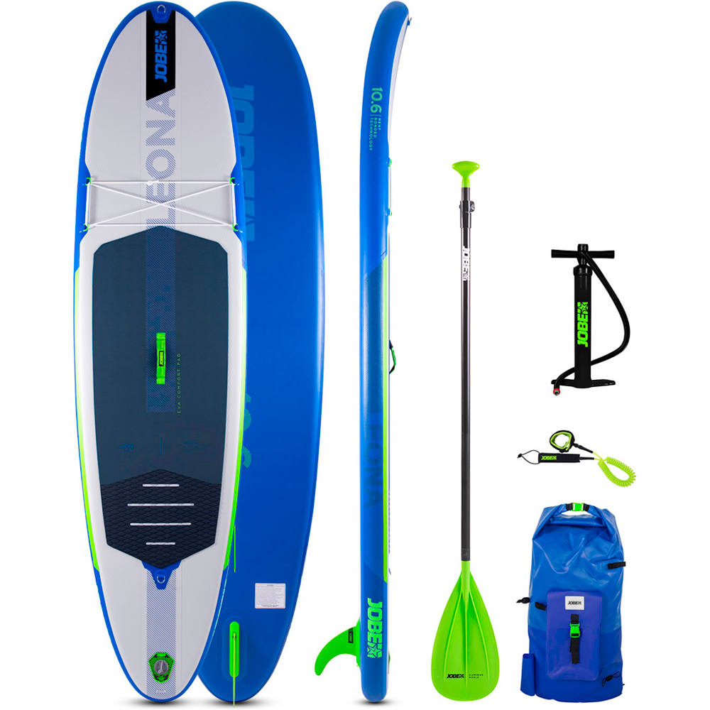 Jobe tablas de paddle surf Aero Leona SUP Board 10.6 Package vista frontal