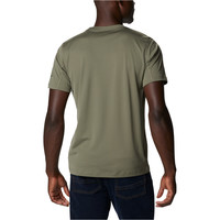 Columbia camiseta montaña manga corta hombre Zero Rules  Short Sleeve Shirt vista detalle