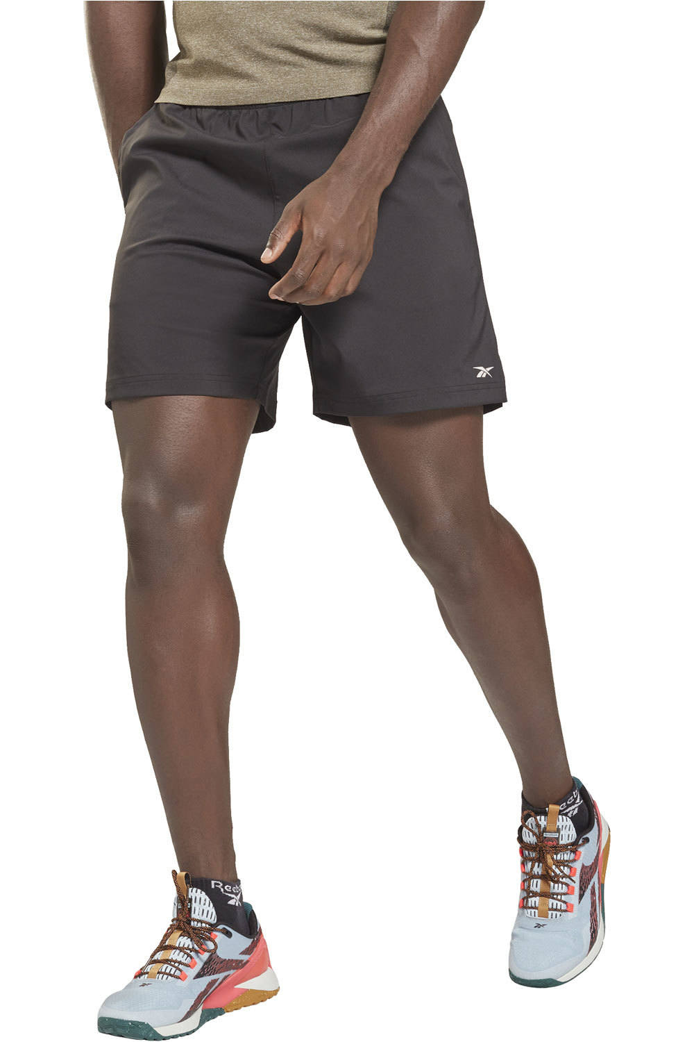 Reebok pantalón corto fitness hombre UBF Epic+ Short vista frontal