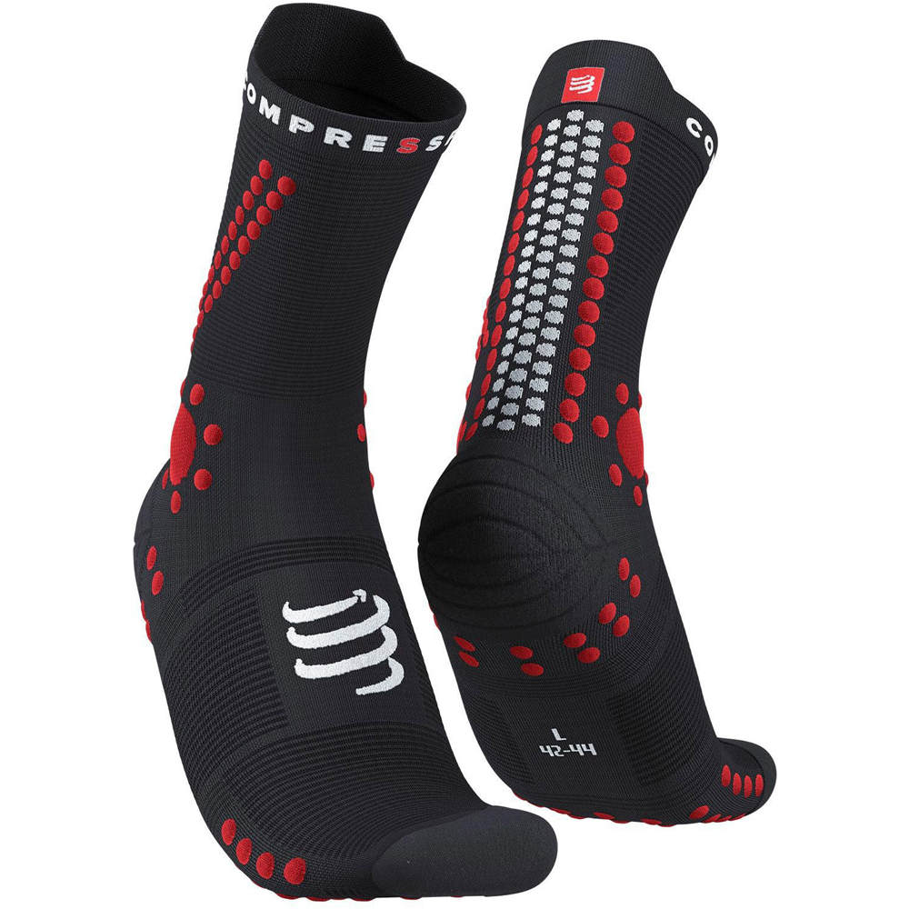 Compressport calcetines running PRO RACING SOCKS V4.0 TRAIL vista frontal