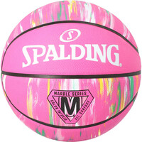 Spalding balón baloncesto MARBLE PINK 6 vista frontal