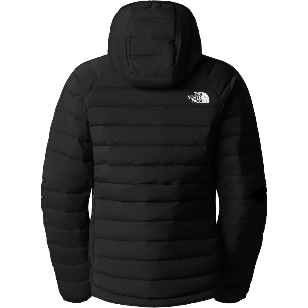 The North Face chaqueta outdoor mujer BELLEVIEW STRETCH DOWN HOODIE vista trasera