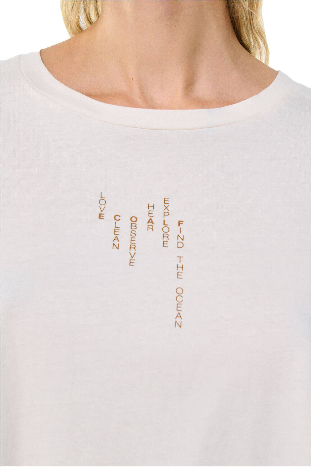 Ecoalf camiseta manga corta mujer BITTERALF T-SHIRT vista detalle
