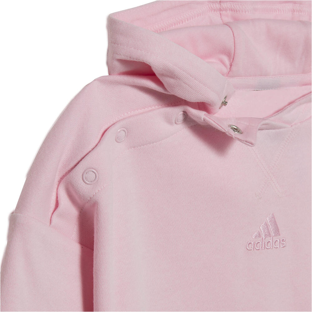 adidas chándal bebé Conjunto Fleece con capucha vista detalle