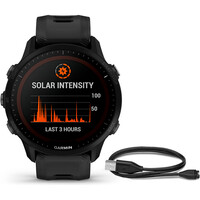 Garmin pulsómetros con gps Forerunner 955 Solar Negro vista frontal