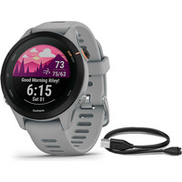 Garmin pulsómetros con gps Forerunner 255S Gris Oscuro vista frontal