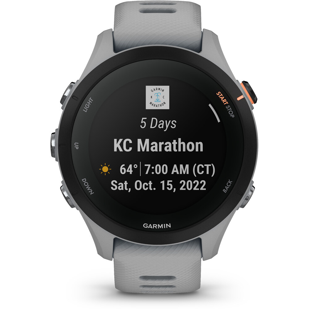 Garmin pulsómetros con gps Forerunner 255S Gris Oscuro 03