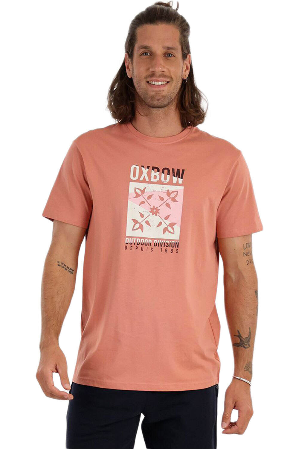 Oxbow camiseta manga corta hombre P1TARCO tee shirt vista frontal