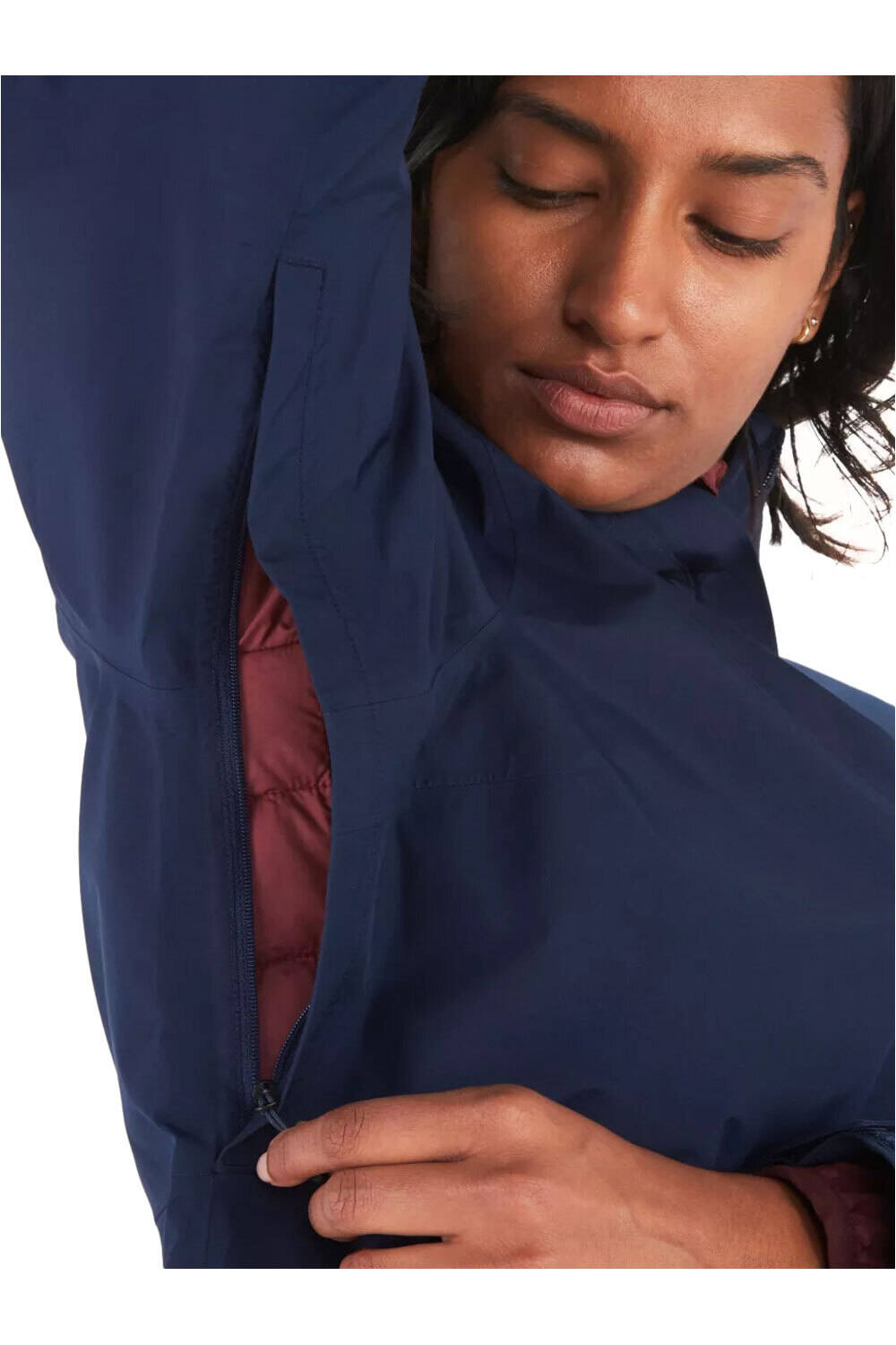 Marmot chaqueta impermeable mujer Wm's Minimalist GORE-TEX Jacket vista detalle