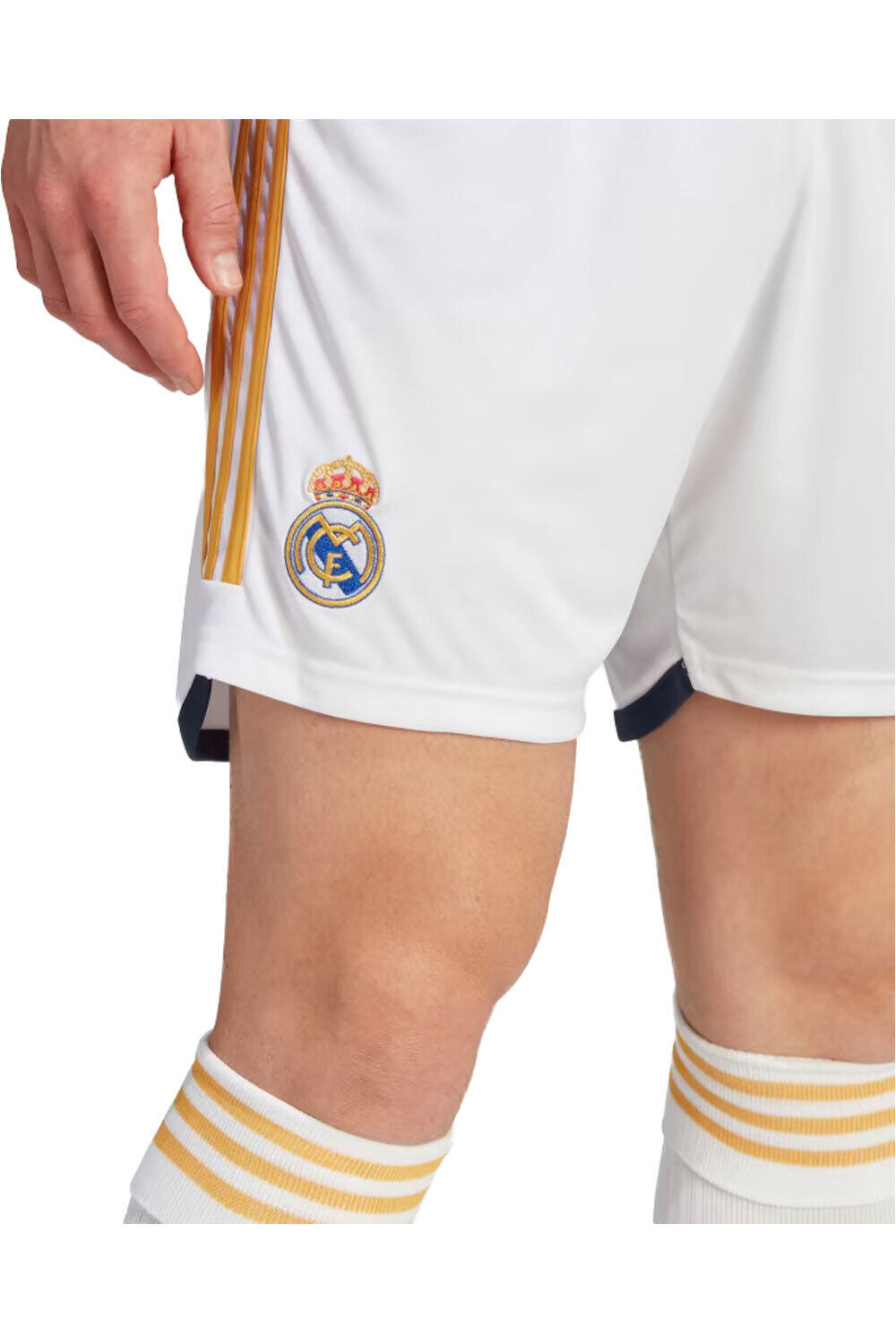 adidas pantalones fútbol oficiales R.MADRID 24 H SHO BL vista detalle
