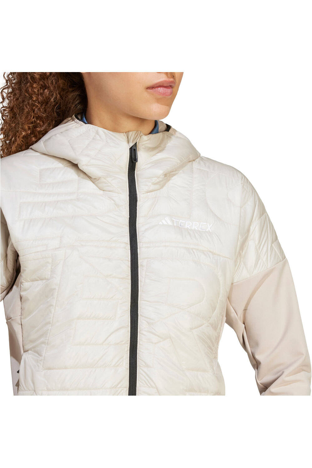 adidas chaqueta outdoor mujer W XPR VAR HYB J vista detalle