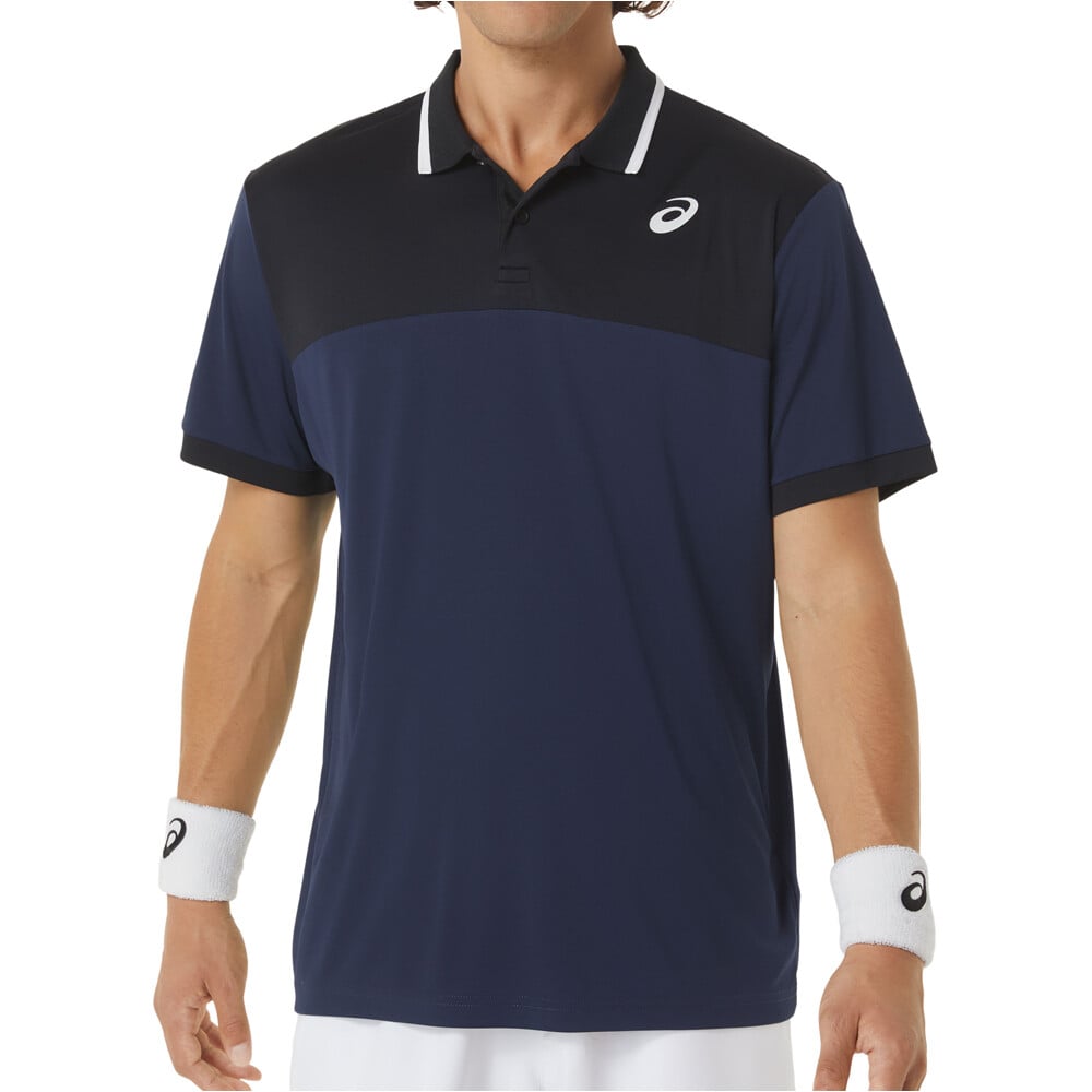 Asics camiseta tenis manga corta hombre MEN COURT POLO SHIRT 05