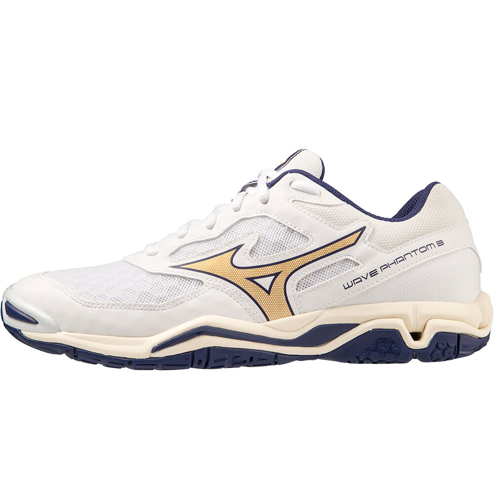 Mizuno zapatilla indoor hombre WAVE PHANTOM 3 BLAZ lateral exterior