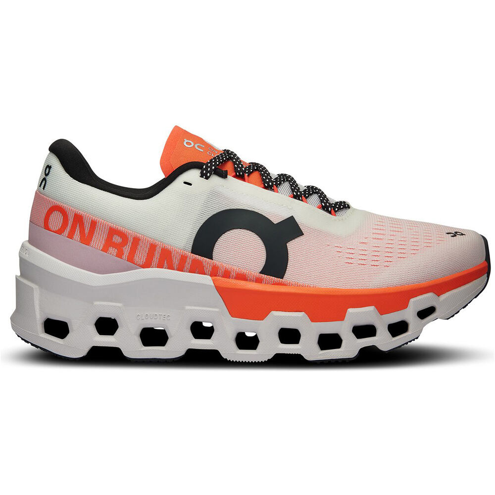 On zapatilla running mujer CLOUDMONSTER 2 W lateral exterior