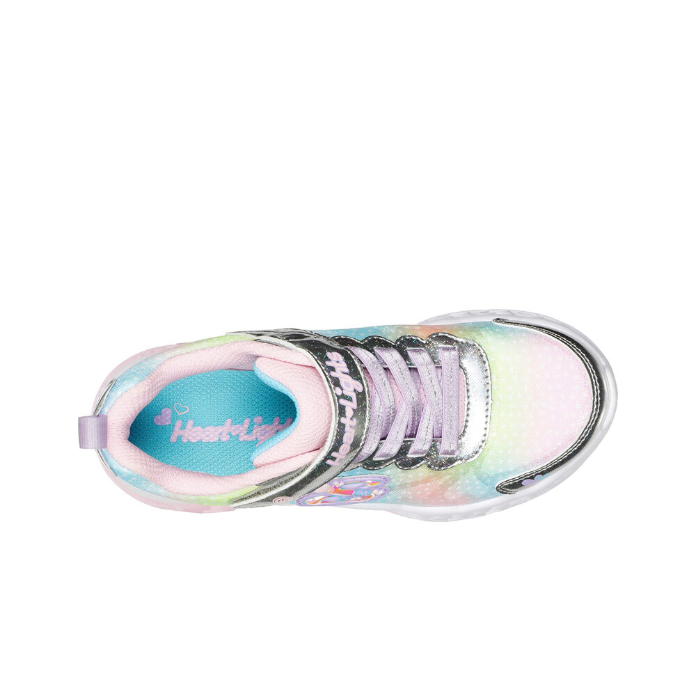 Skechers zapatilla moda niño FLUTTER HEART LIGHTS-SIMPLY L vista superior