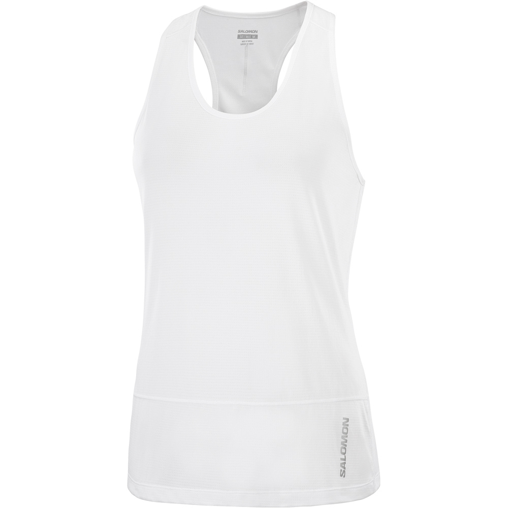 Salomon camiseta tirantes running CROSS RUN TANK W vista detalle