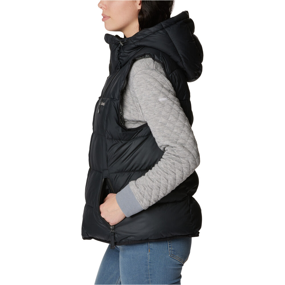 Columbia chaleco outdoor mujer Pike Lake II Insulated Vest vista detalle