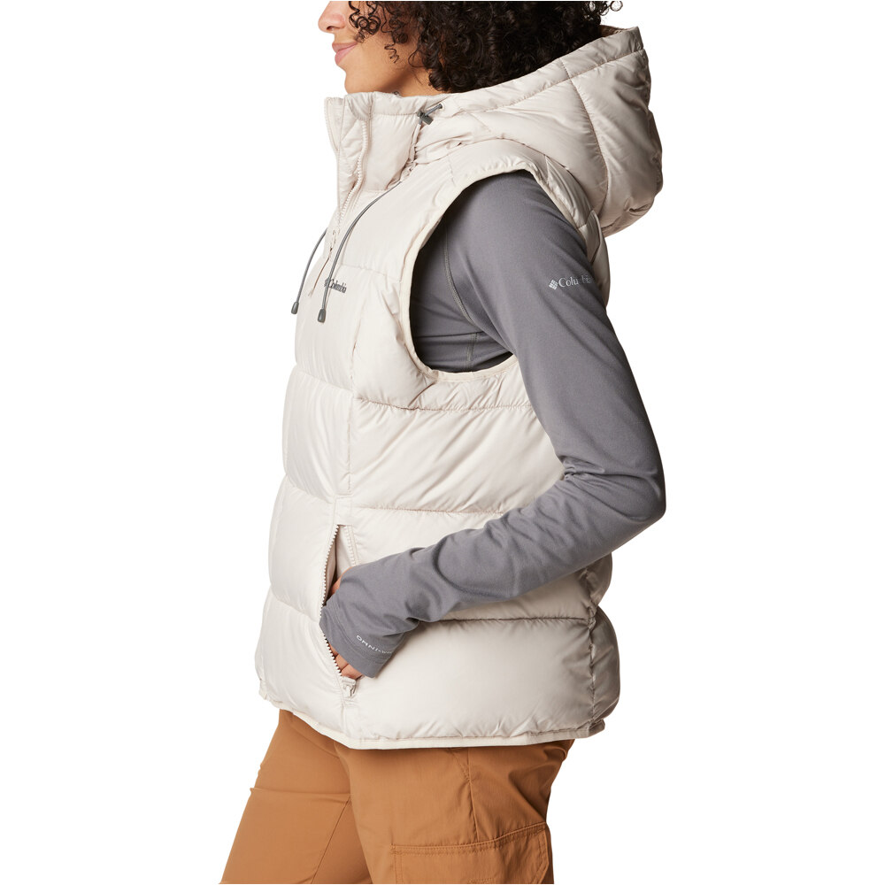 Columbia chaleco outdoor mujer Pike Lake II Insulated Vest vista detalle