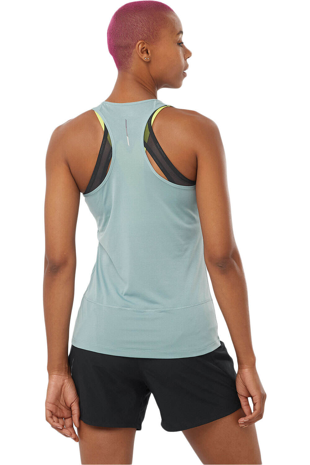 Salomon camiseta tirantes running CROSS RUN TANK W vista trasera