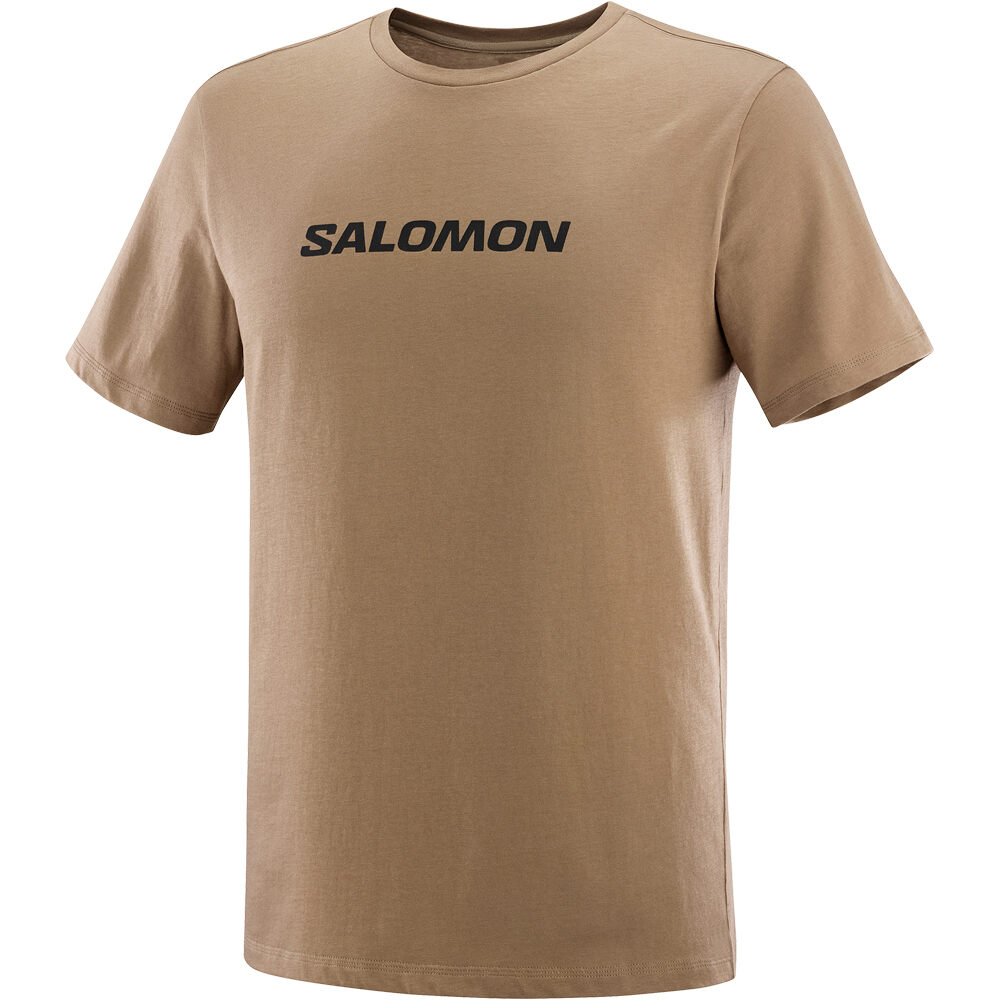 Salomon camiseta montaña manga corta hombre SAL LOGO PERF SS TEE M vista detalle