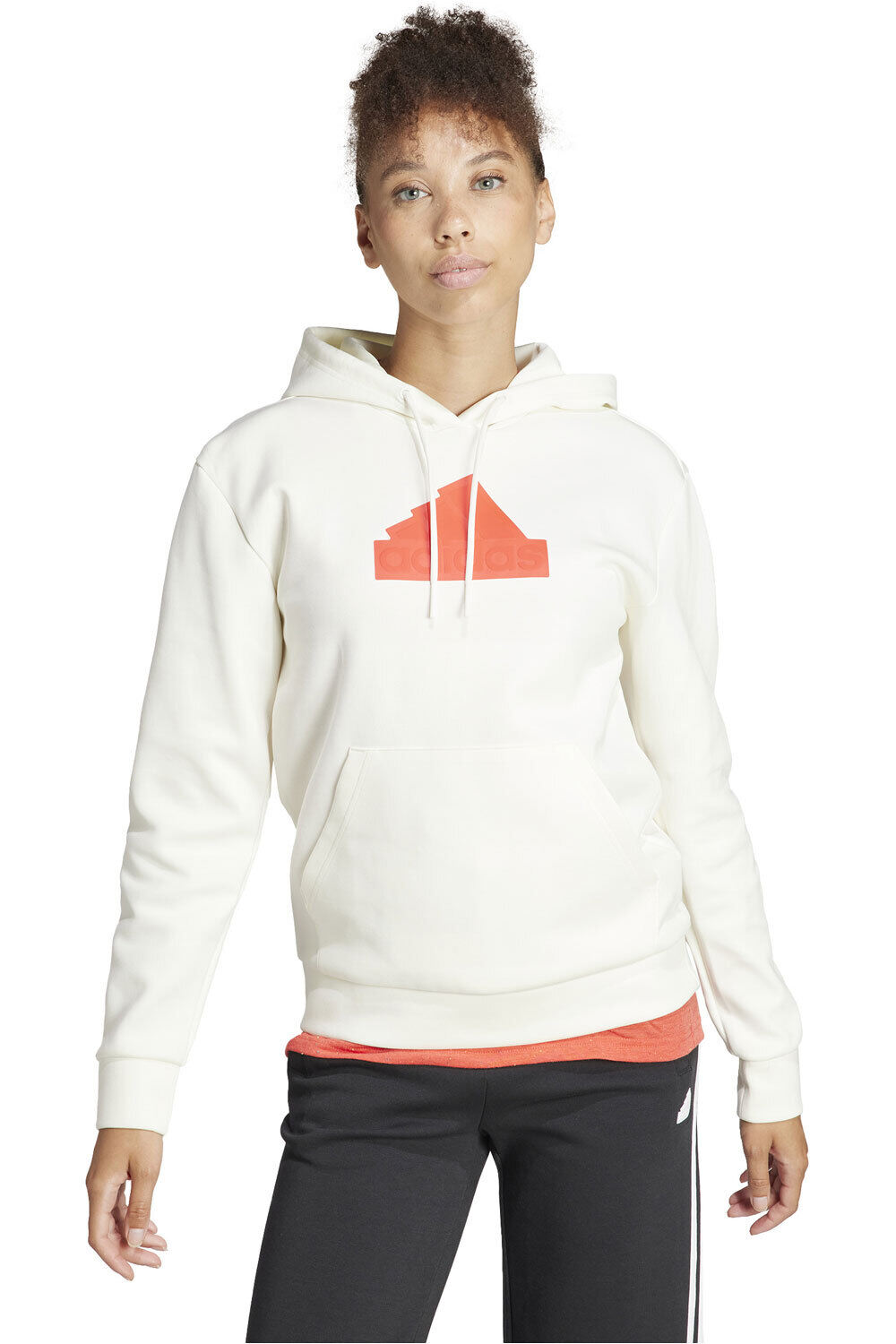 adidas sudadera mujer W FI BOS OH HD vista frontal