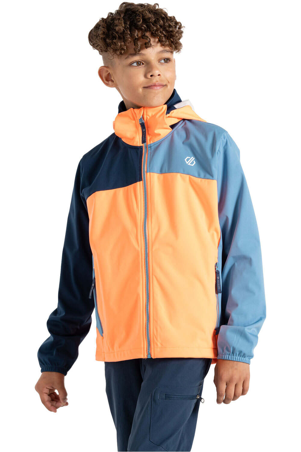 Dare2b chaqueta softshell niño Cheer SoftShll Jkt vista frontal