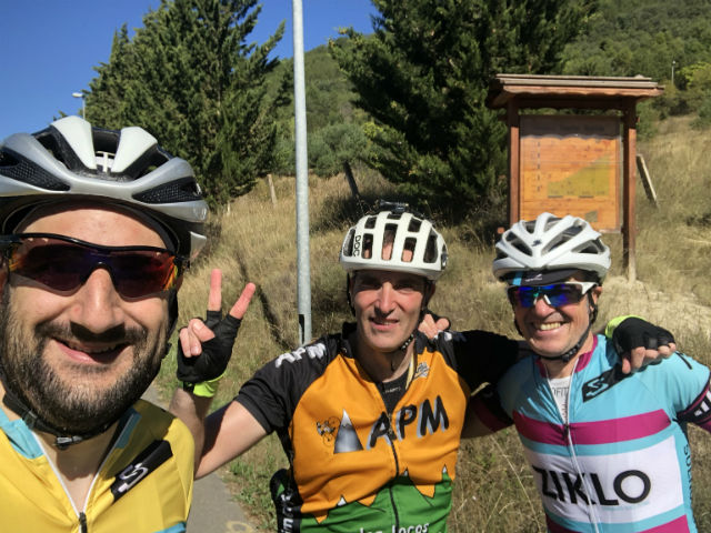 Jaca en bicicleta