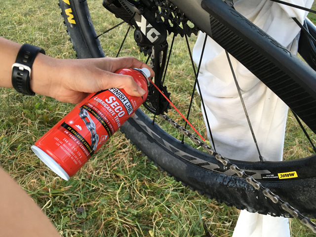 limpiar la Mountain Bike