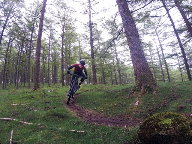 Técnica de bajada de MTB