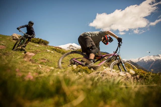 Técnica de bajada de MTB