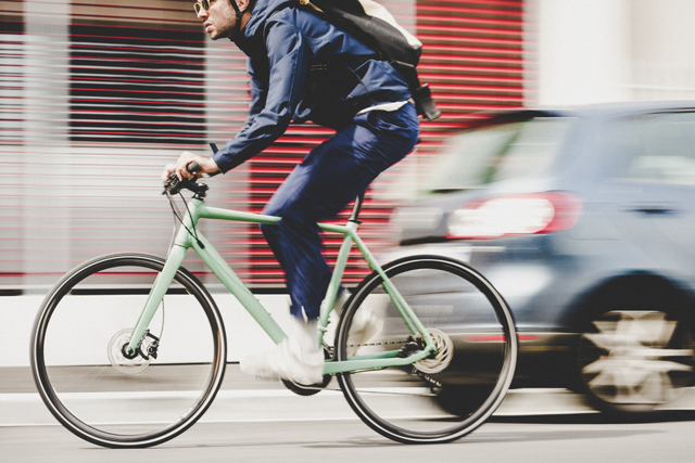 circular en bici por la ciudad