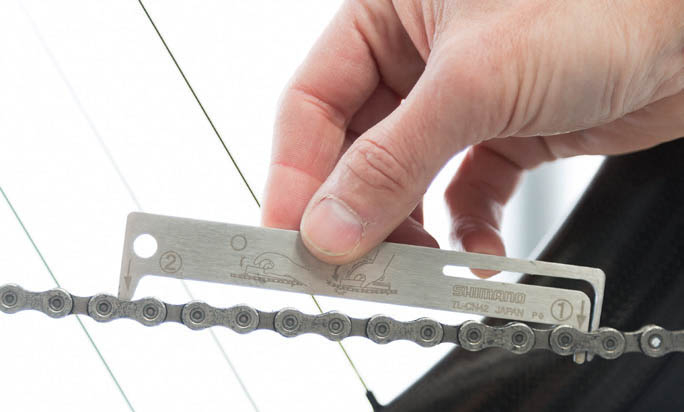 mantenimiento de la cadena de la bicicleta