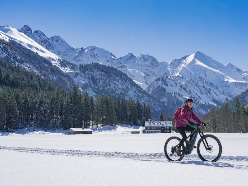 Entrenamiento ciclista en invierno