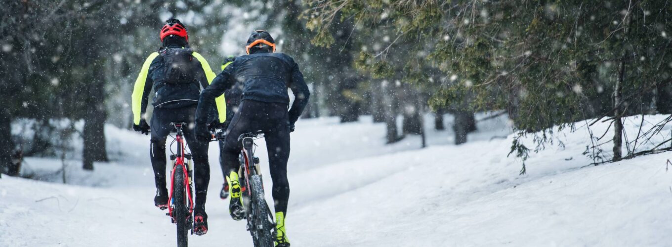 Entrenamiento ciclista en invierno