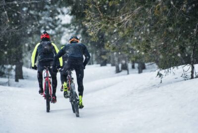 Entrenamiento ciclista en invierno